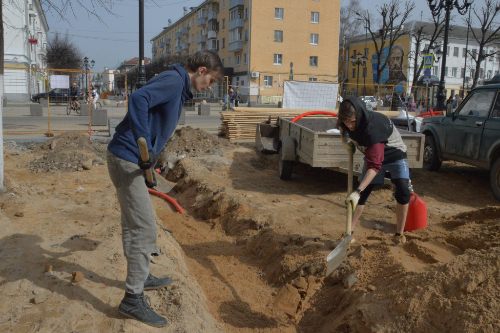 В апреле в Твери стартовал второй этап Благоустройства Трехсвятской