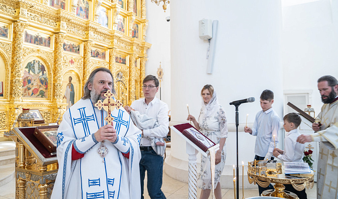 В Спасо-Преображенском соборе Твери впервые прошло крещение