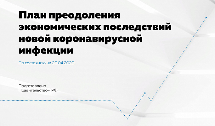 Правительство РФ представило презентацию о мерах поддержки экономики