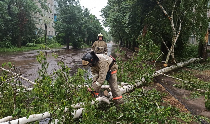 Последствия непогоды ликвидируют в Тверской области