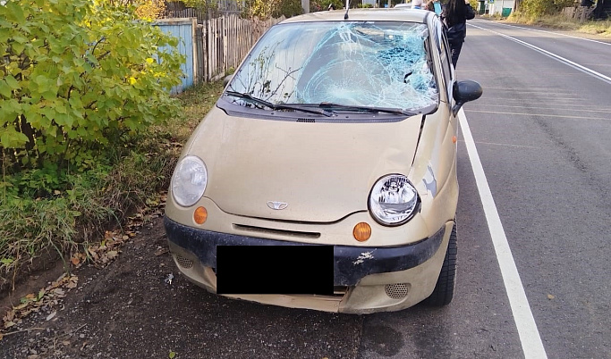 В Максатихинском районе пешеход попал под колеса Matiz