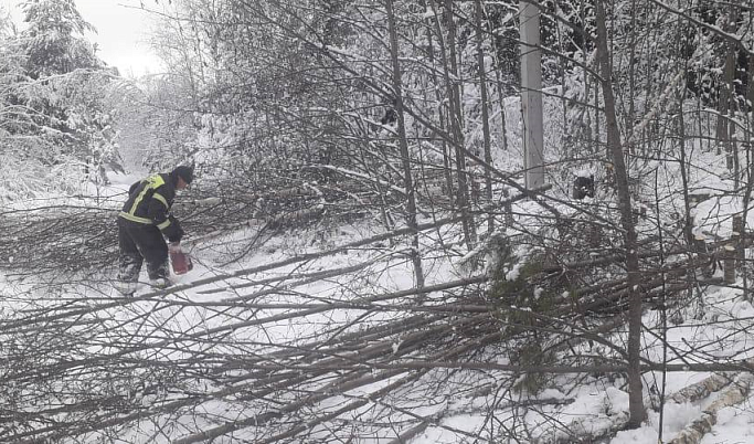 В ряде районов Тверской области продолжается восстановление электричества