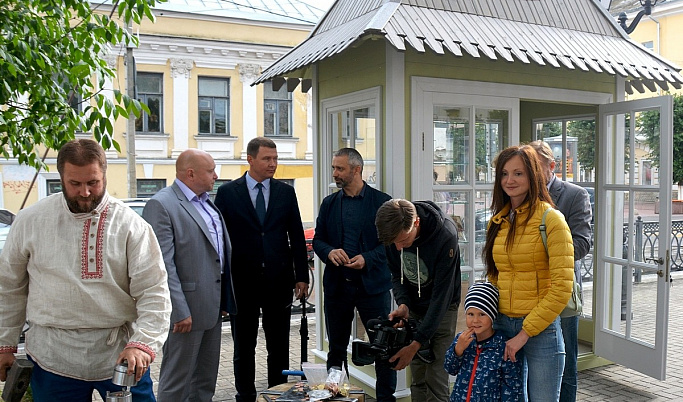 В Твери открылся павильон «Соборный дворик»