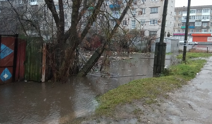 Вышний Волочек «утонул» после дождей