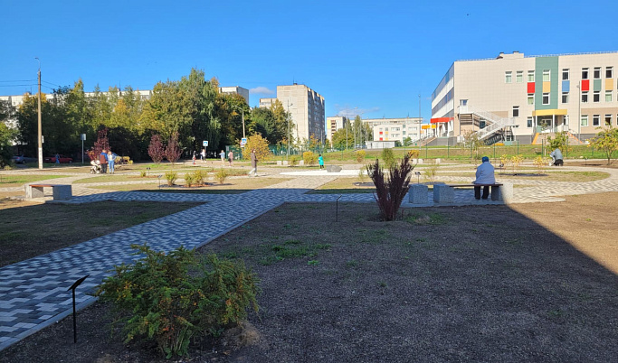 В Заволжском районе Твери благоустроена зона отдыха